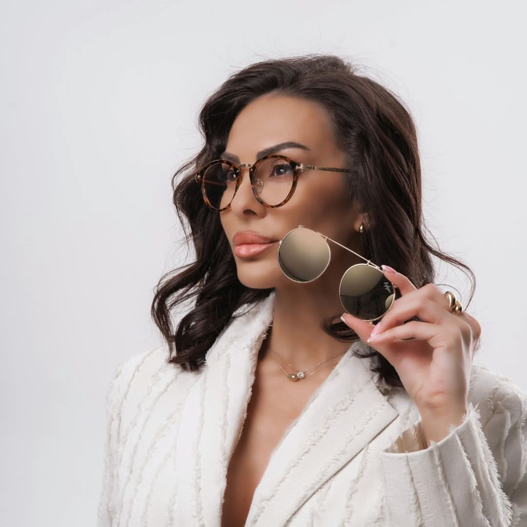 Golden Mobile Mirror Sunglasses