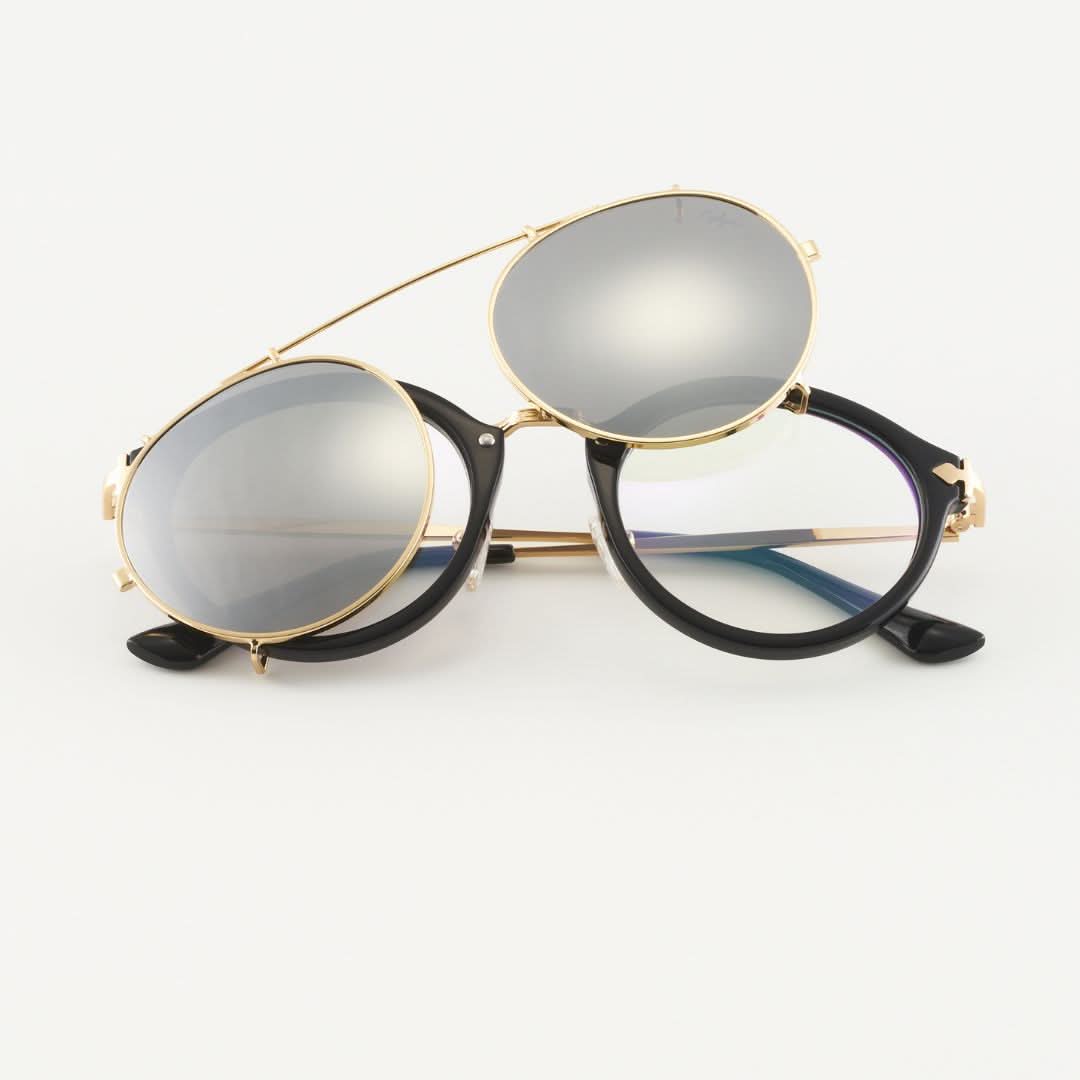 Golden Mobile Mirror Sunglasses