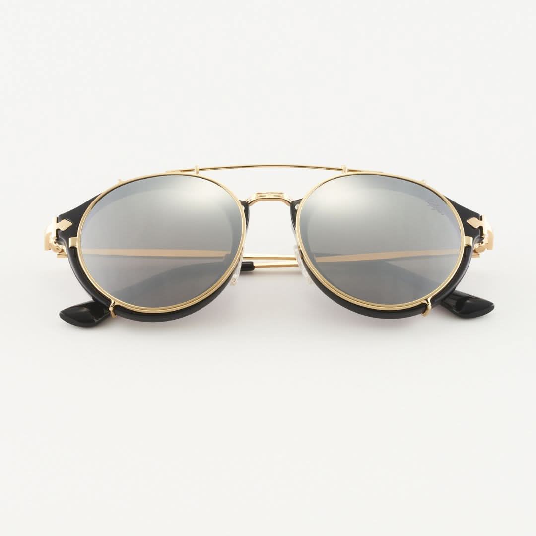 Golden Mobile Mirror Sunglasses